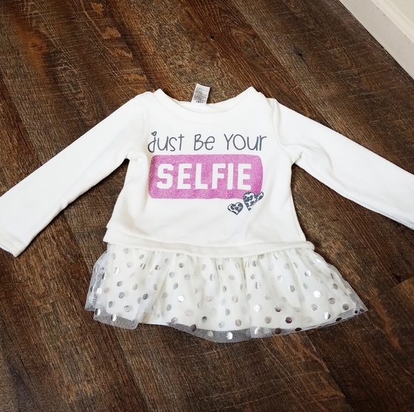 healthtex Other - Healthtex Sparkle Selfie Tulle Fleece Lined Dress